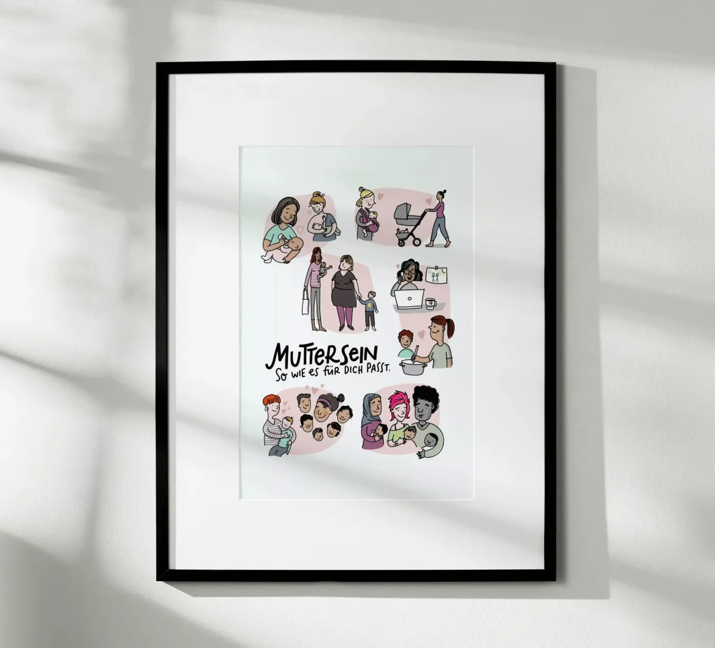 Mutter Poster von Geborgen Wachsen x JUNIQE