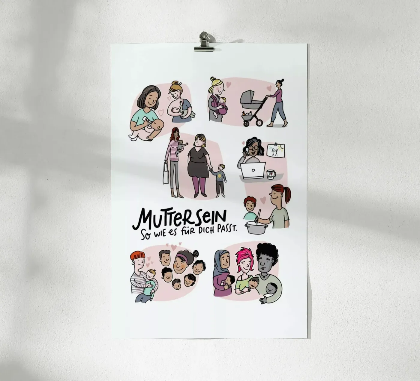 Mutter poster da Geborgen Wachsen x JUNIQE