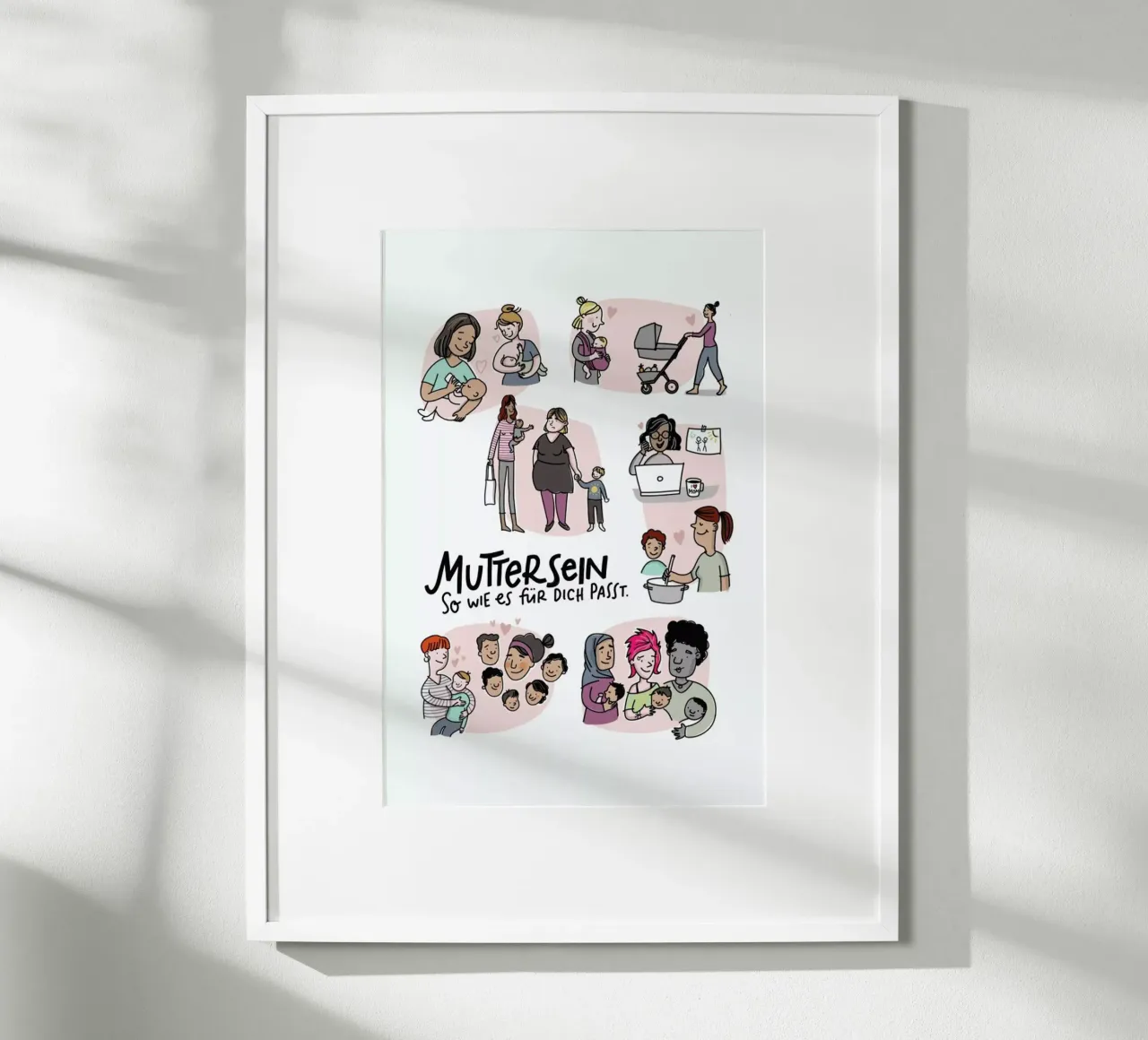 Mutter carta hahnemühle da Geborgen Wachsen x JUNIQE