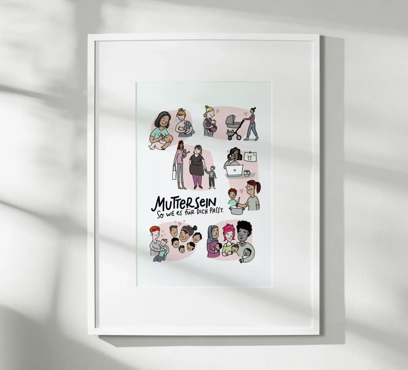 Mutter Poster von Geborgen Wachsen x JUNIQE