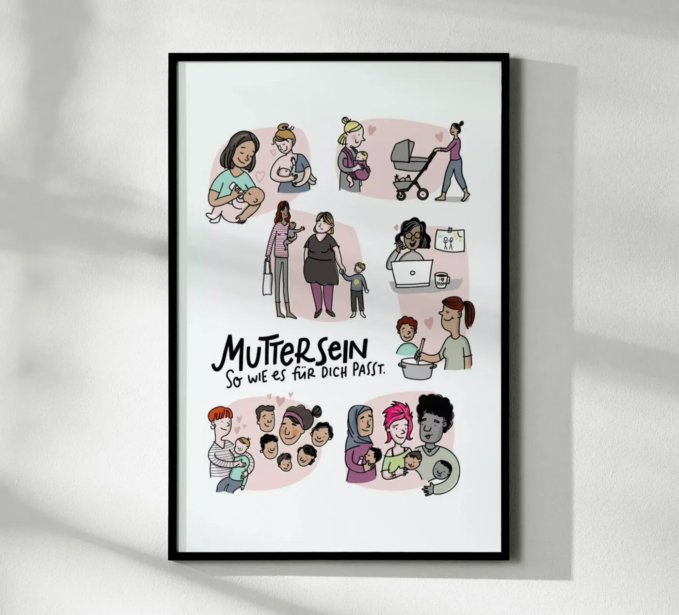 Mutter Poster von Geborgen Wachsen x JUNIQE