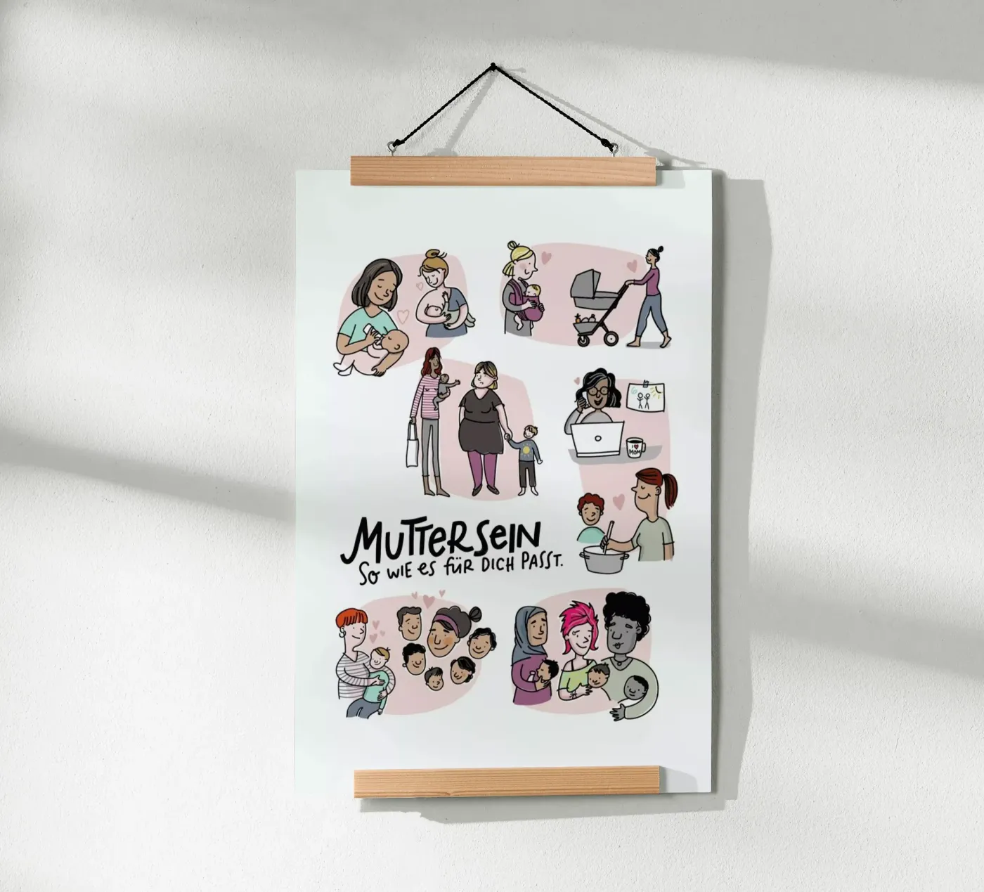 Mutter Poster von Geborgen Wachsen x JUNIQE