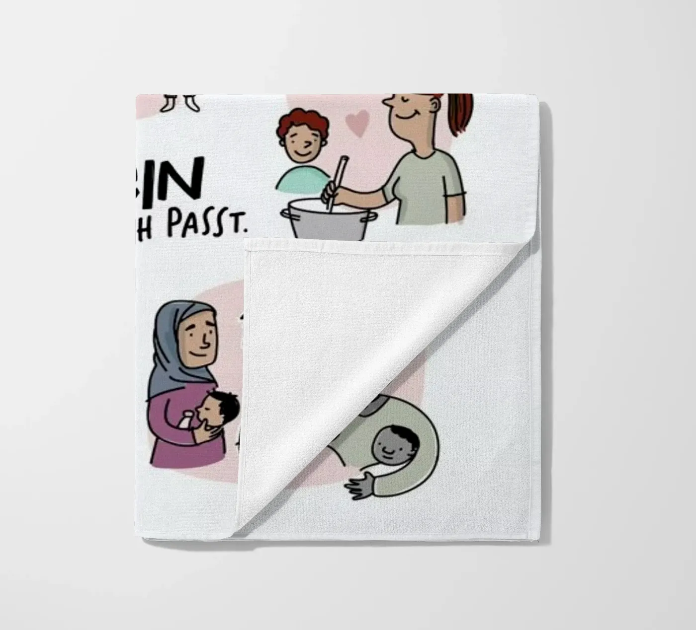 Mutter Strandtuch von Geborgen Wachsen x JUNIQE