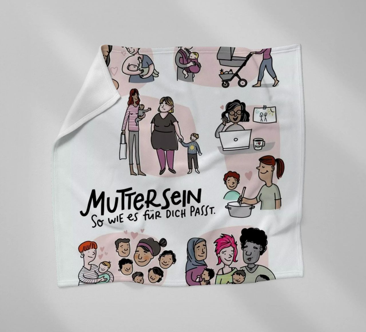 Mutter coperta in pile da Geborgen Wachsen x JUNIQE