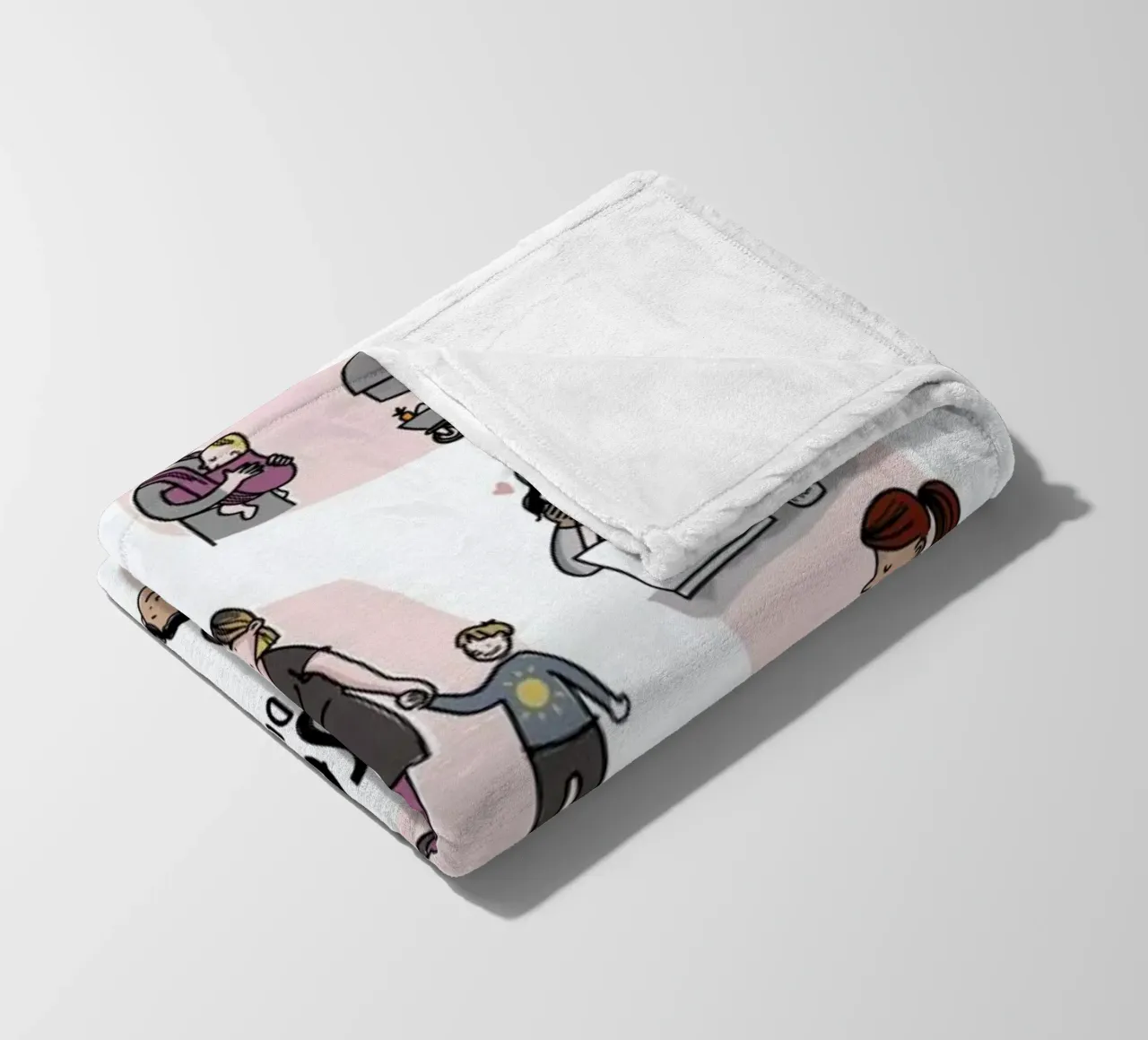 Mutter fleece blanket by Geborgen Wachsen x JUNIQE