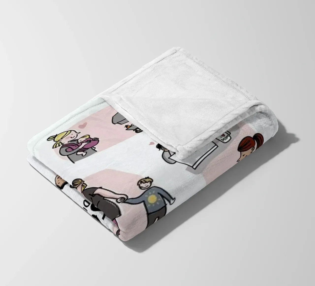 Mutter fleece blanket by Geborgen Wachsen x JUNIQE