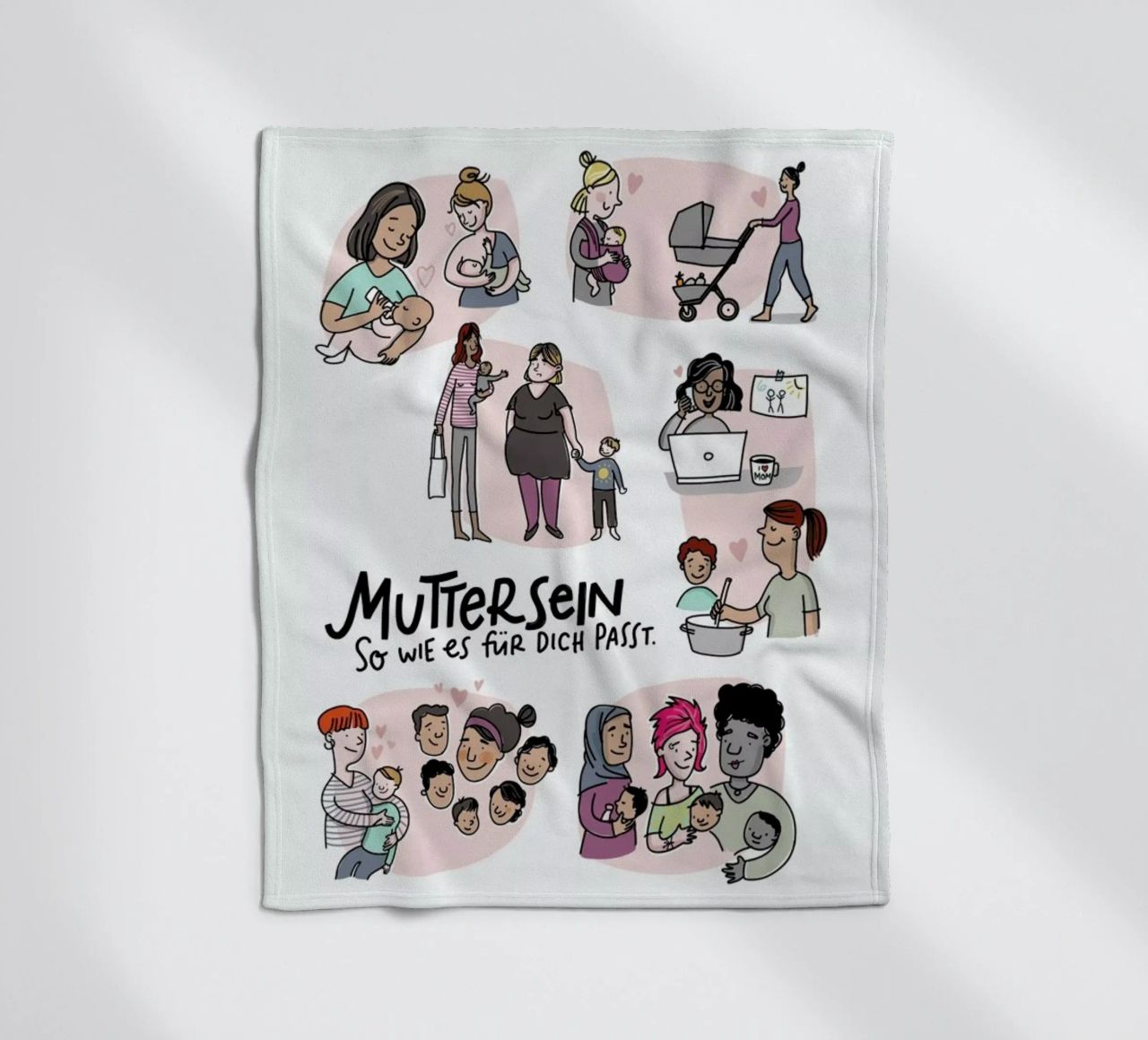Mutter coperta in pile da Geborgen Wachsen x JUNIQE