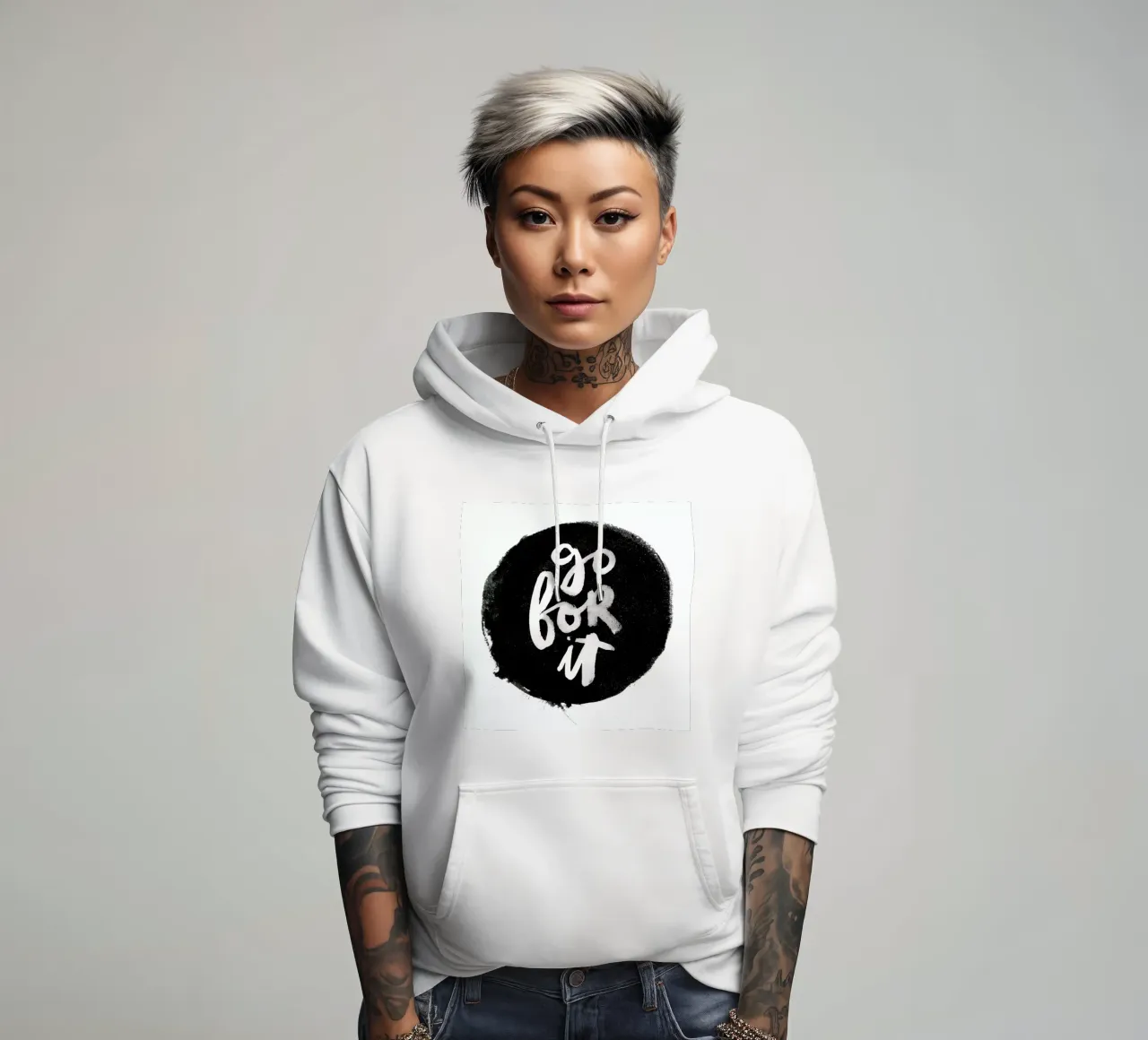 Go For It felpa con cappuccio da Dead Language