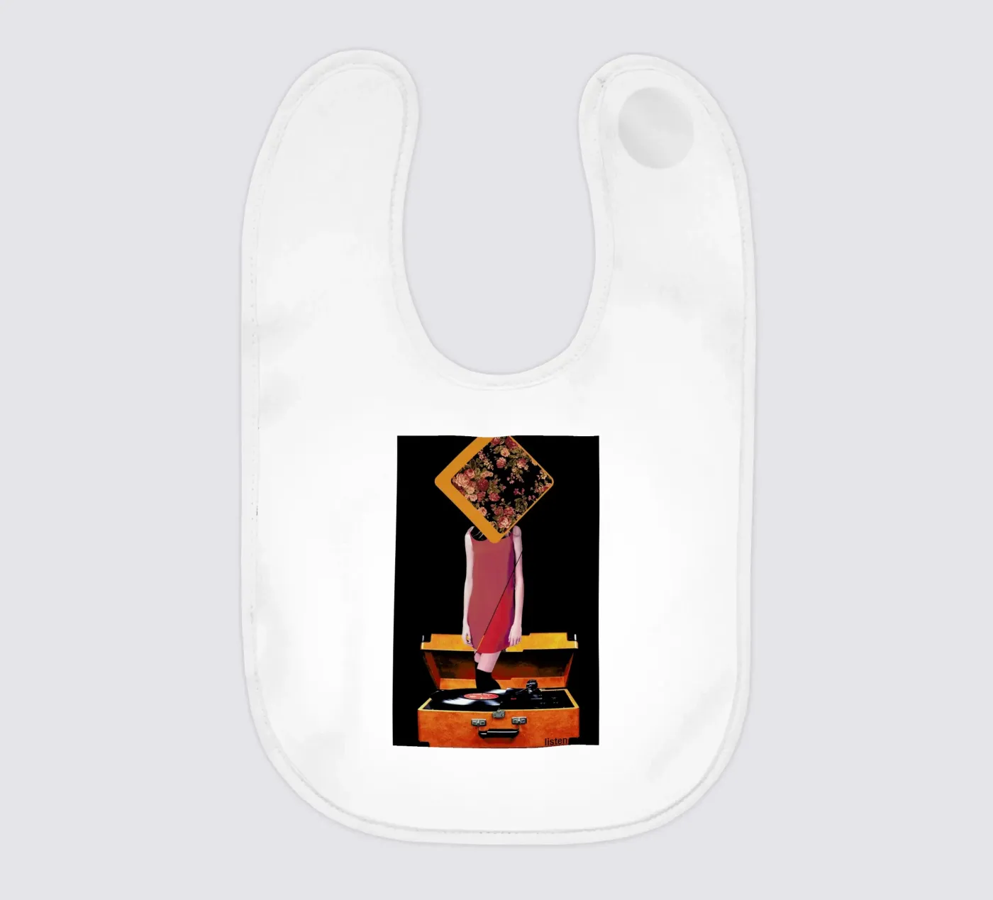 Listen baby slabbetje van Frank Moth