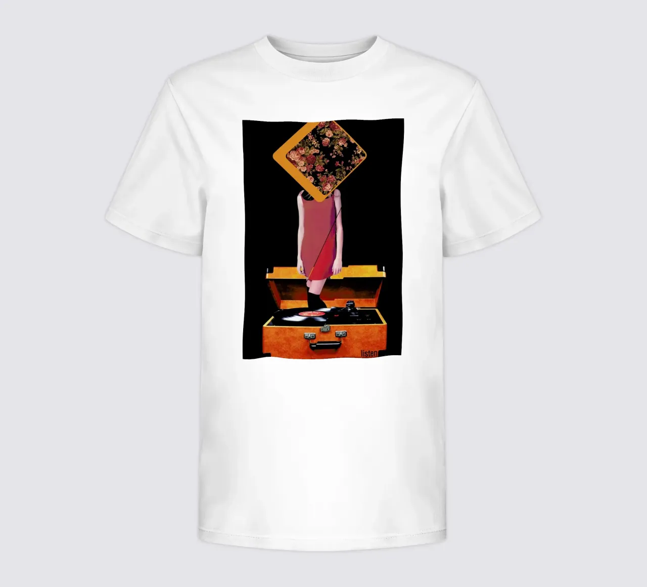 Listen t-shirt bambini da Frank Moth