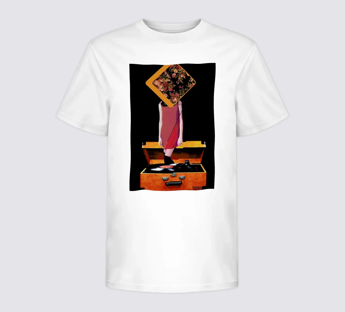 Listen t-shirt bambini da Frank Moth