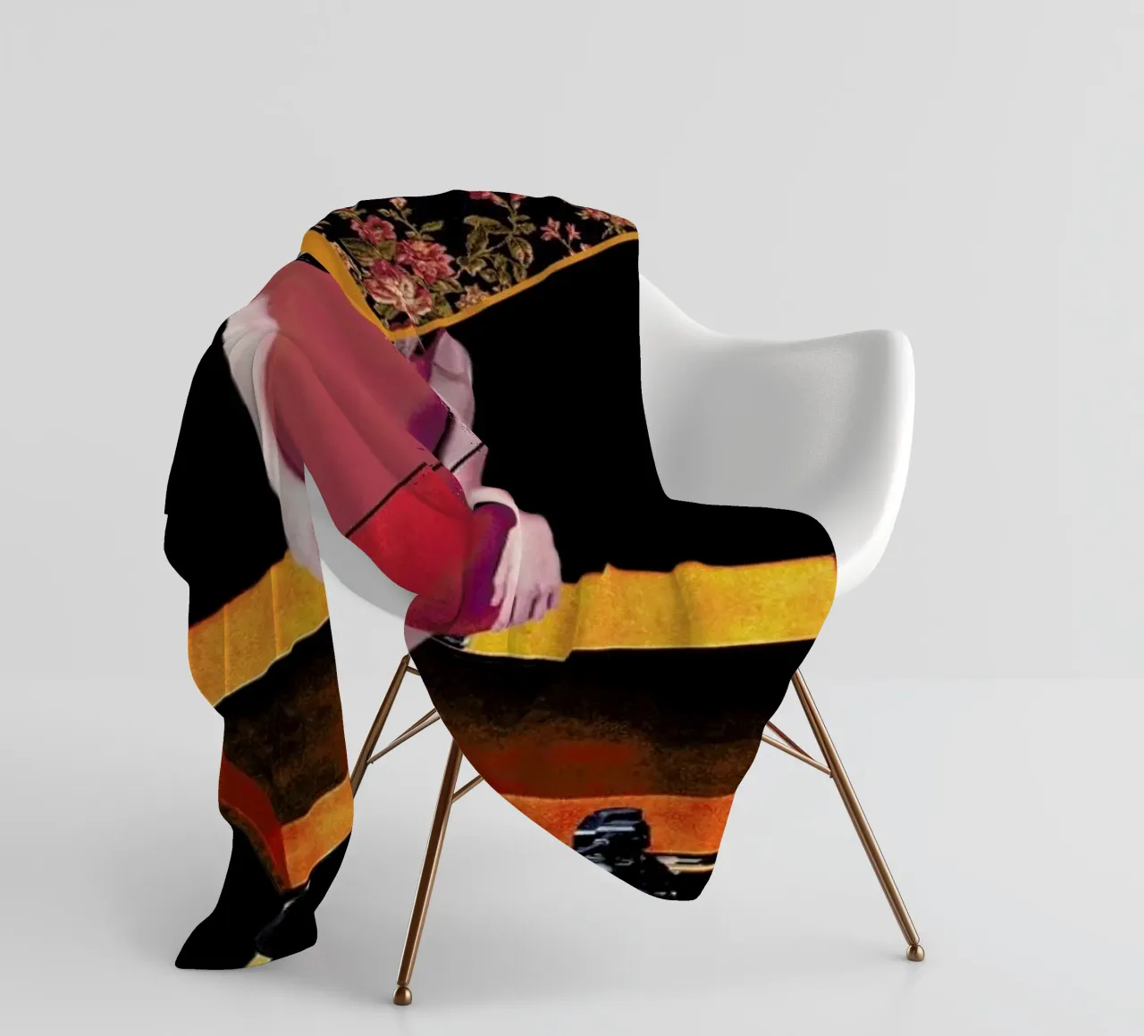 Listen fleecedeken van Frank Moth