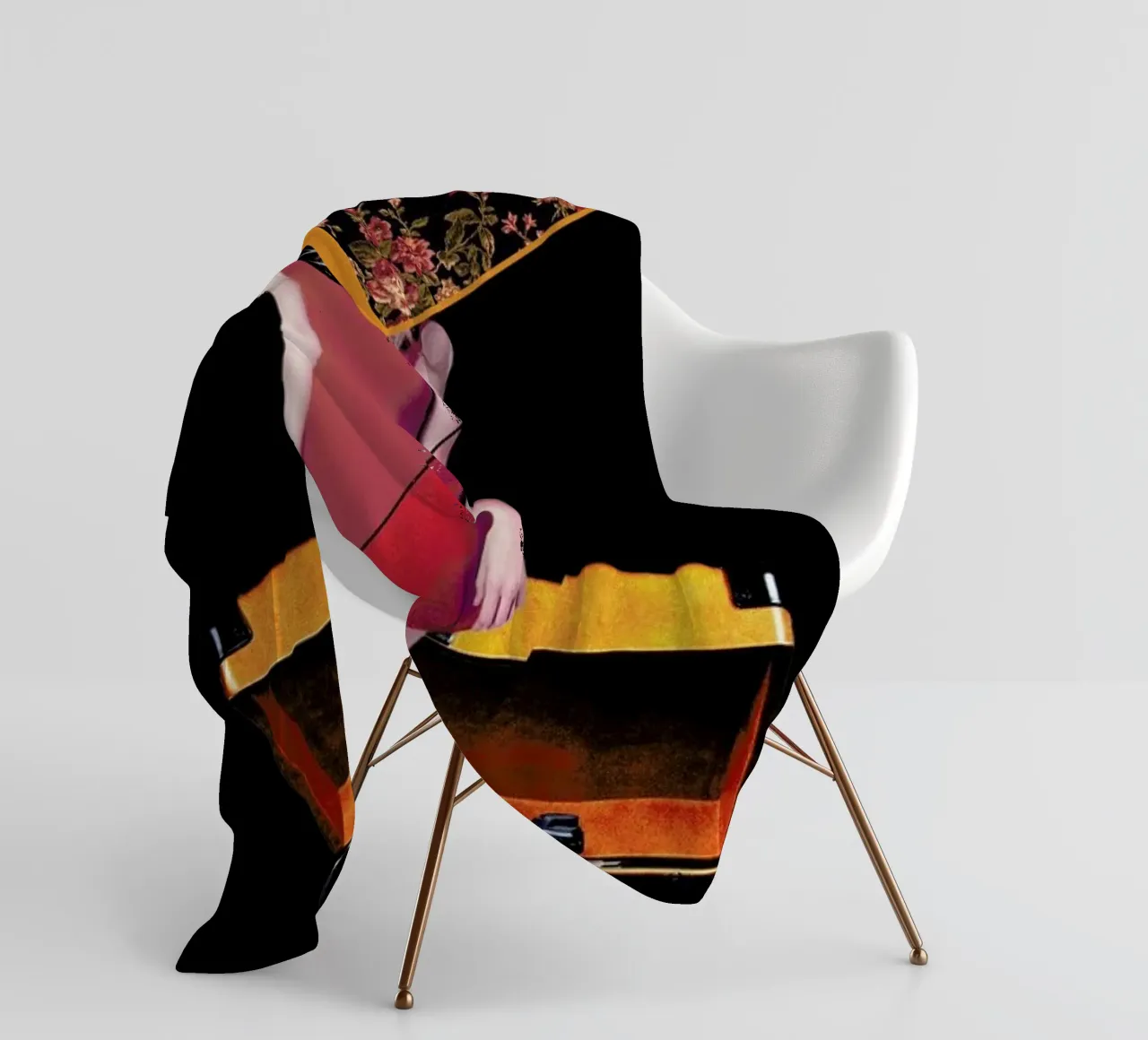 Listen fleecedeken van Frank Moth