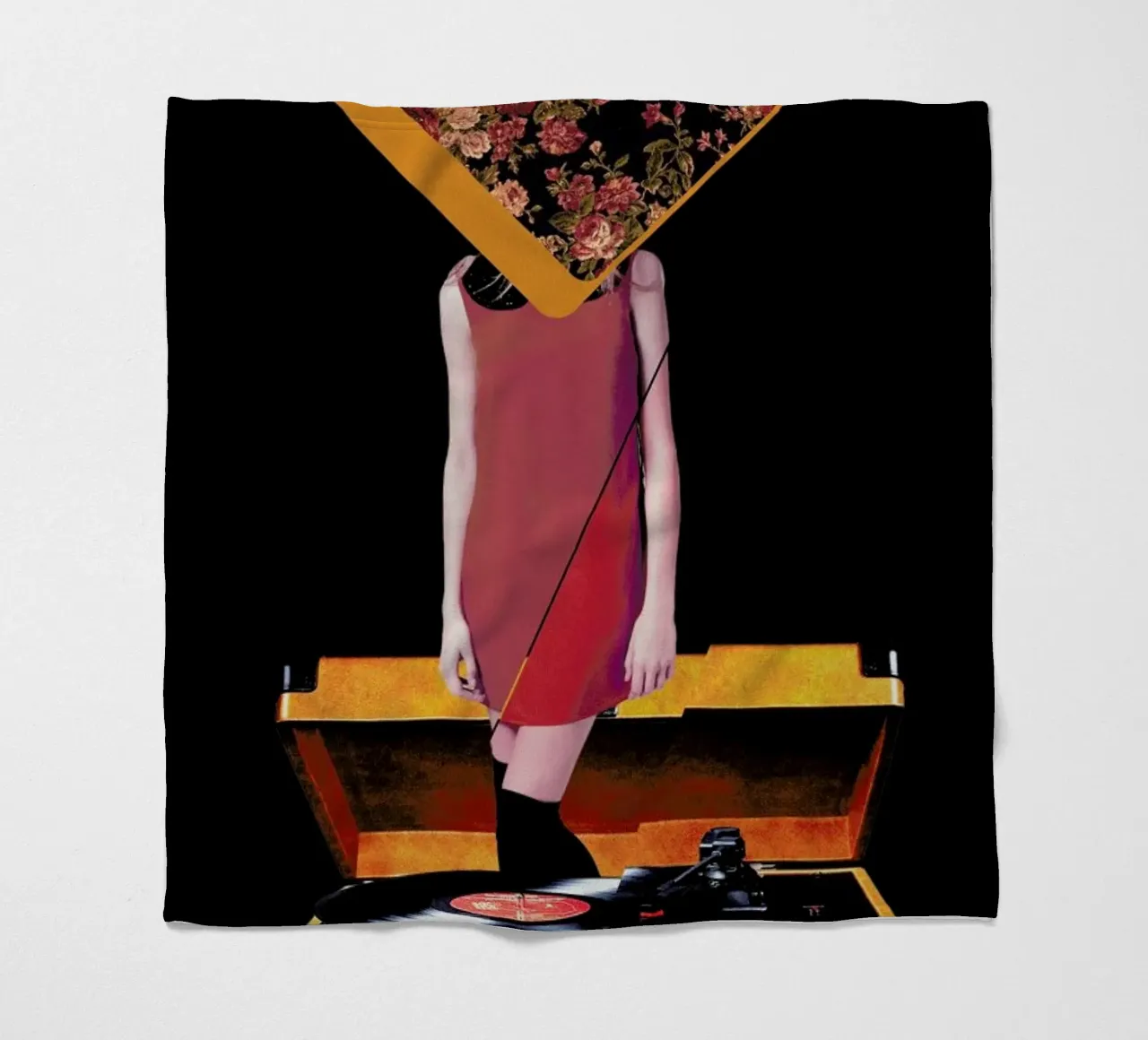 Listen fleecedeken van Frank Moth