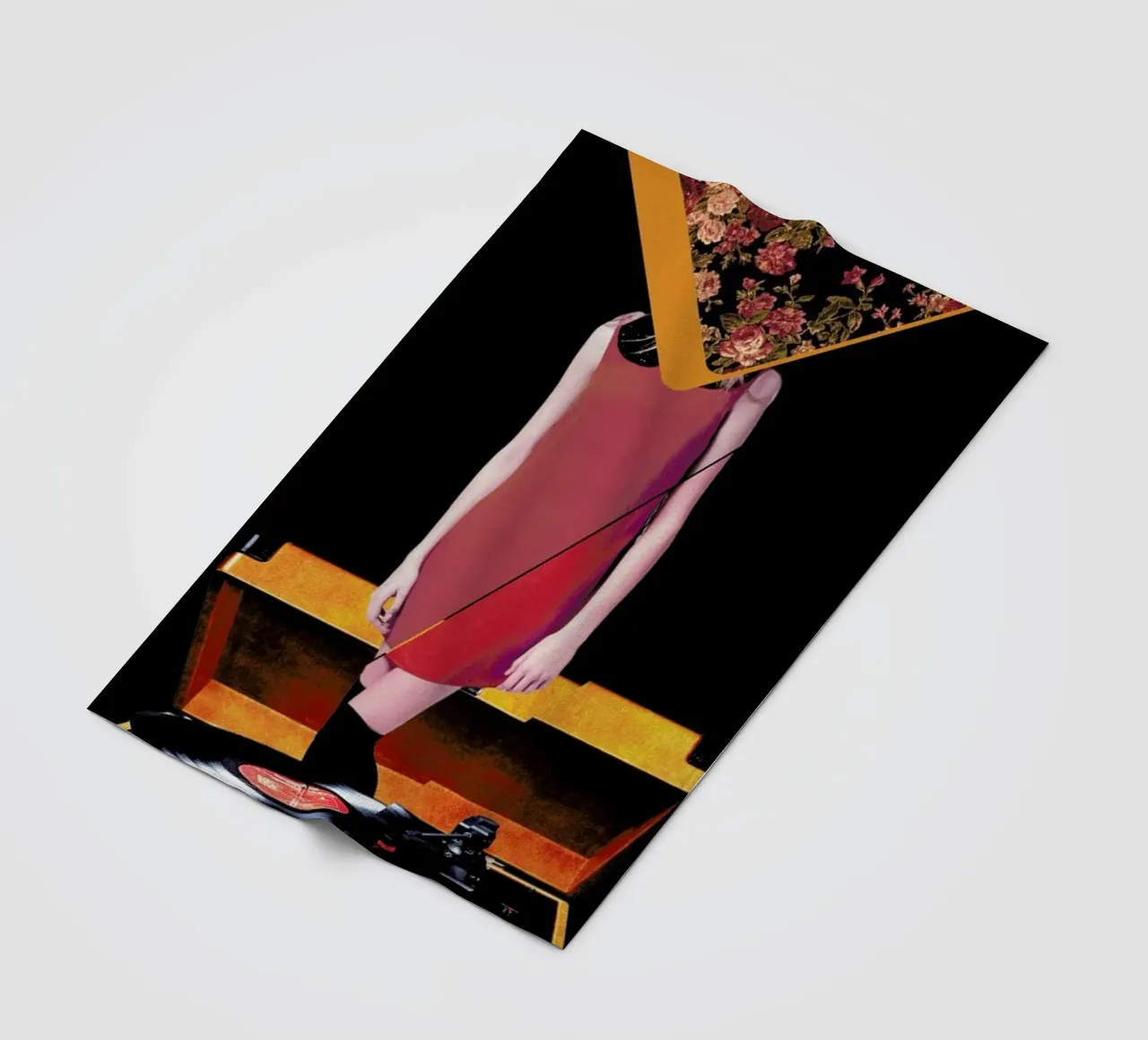 Listen fleecedeken van Frank Moth