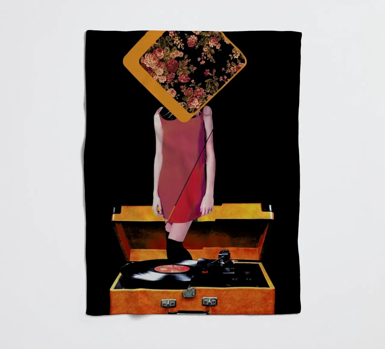 Listen fleecedeken van Frank Moth