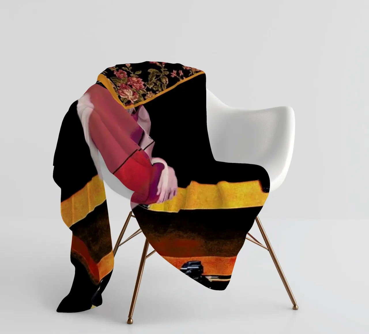 Listen fleecedeken van Frank Moth