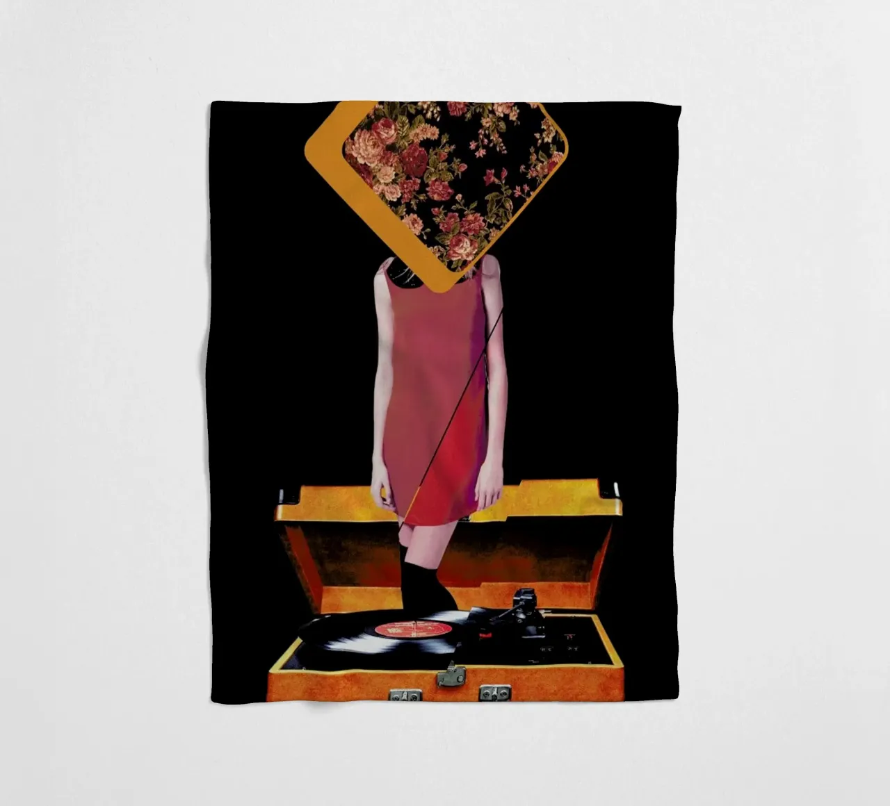 Listen fleecedeken van Frank Moth