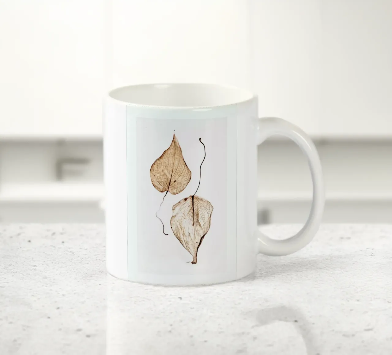 Delicate Leaves tazza in ceramica da Flora & Fauna
