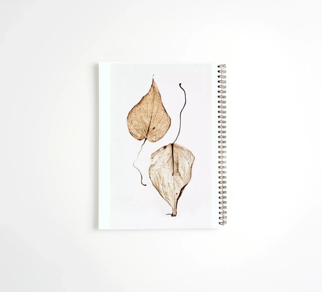 Delicate Leaves spiral notebook by Flora & Fauna