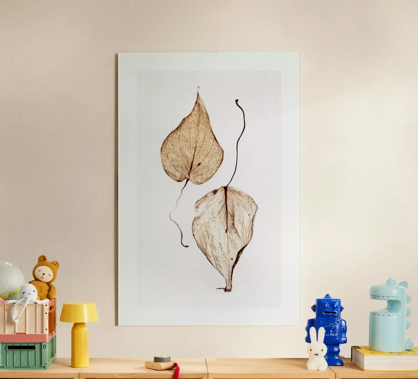 Delicate Leaves acrylic glass by Flora & Fauna