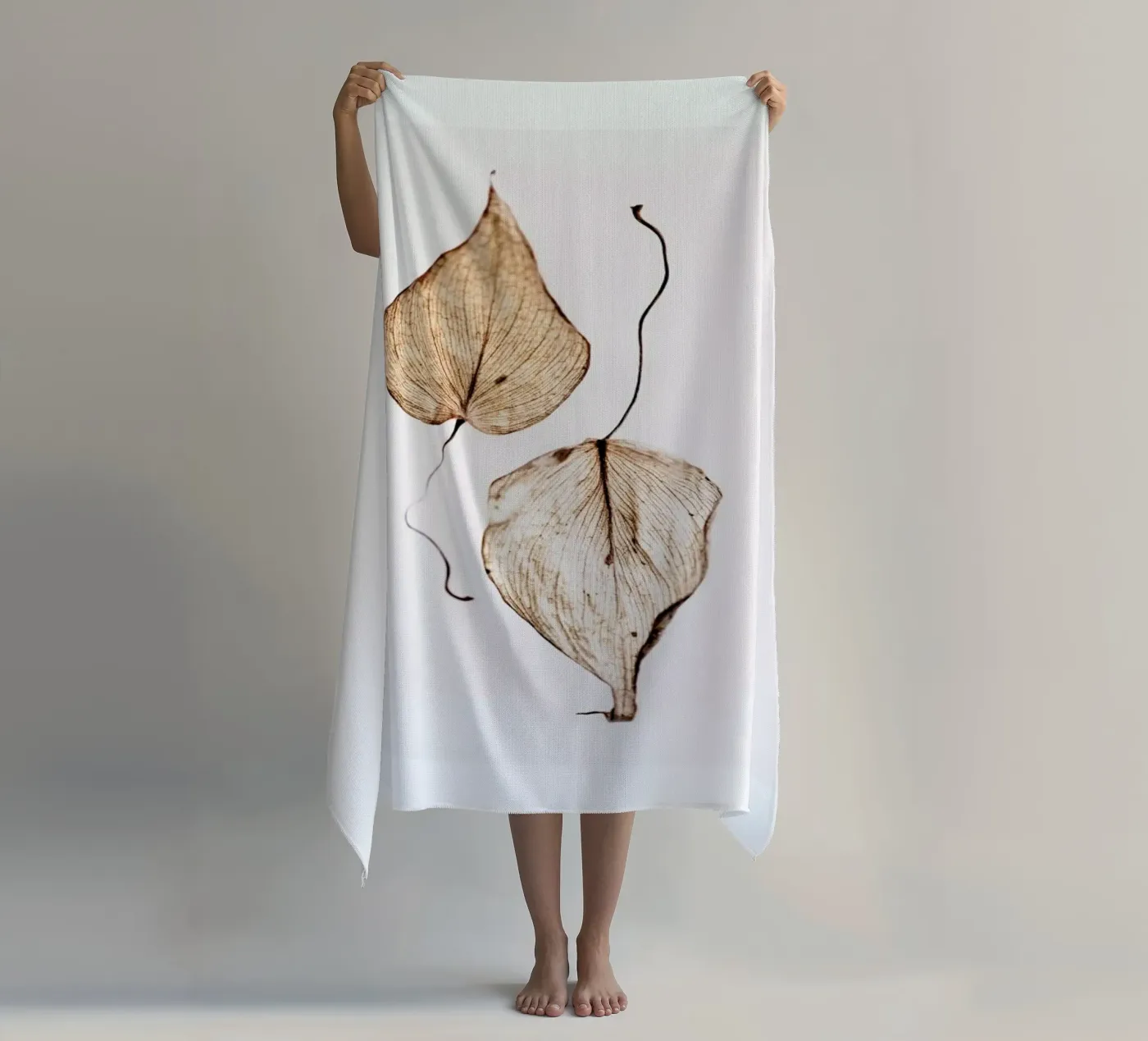 Delicate Leaves telo mare da Flora & Fauna