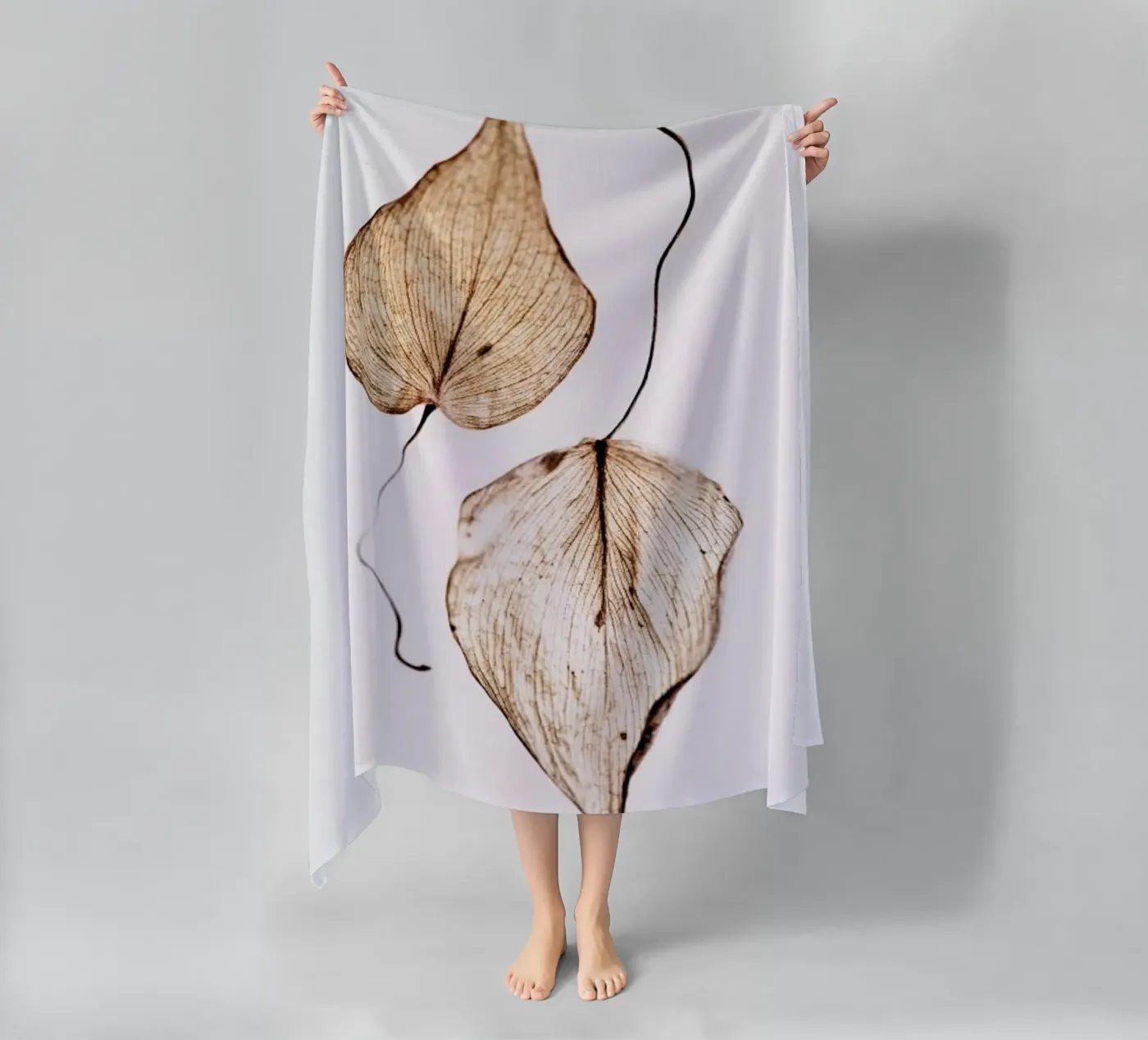 Delicate Leaves telo mare da Flora & Fauna