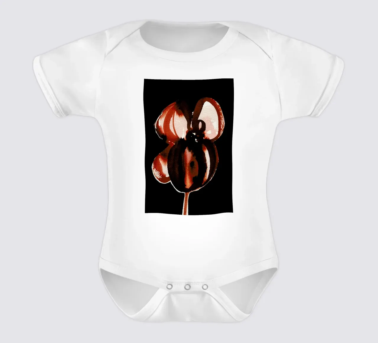 Tulip body neonato maniche corte da Ekaterina Koroleva