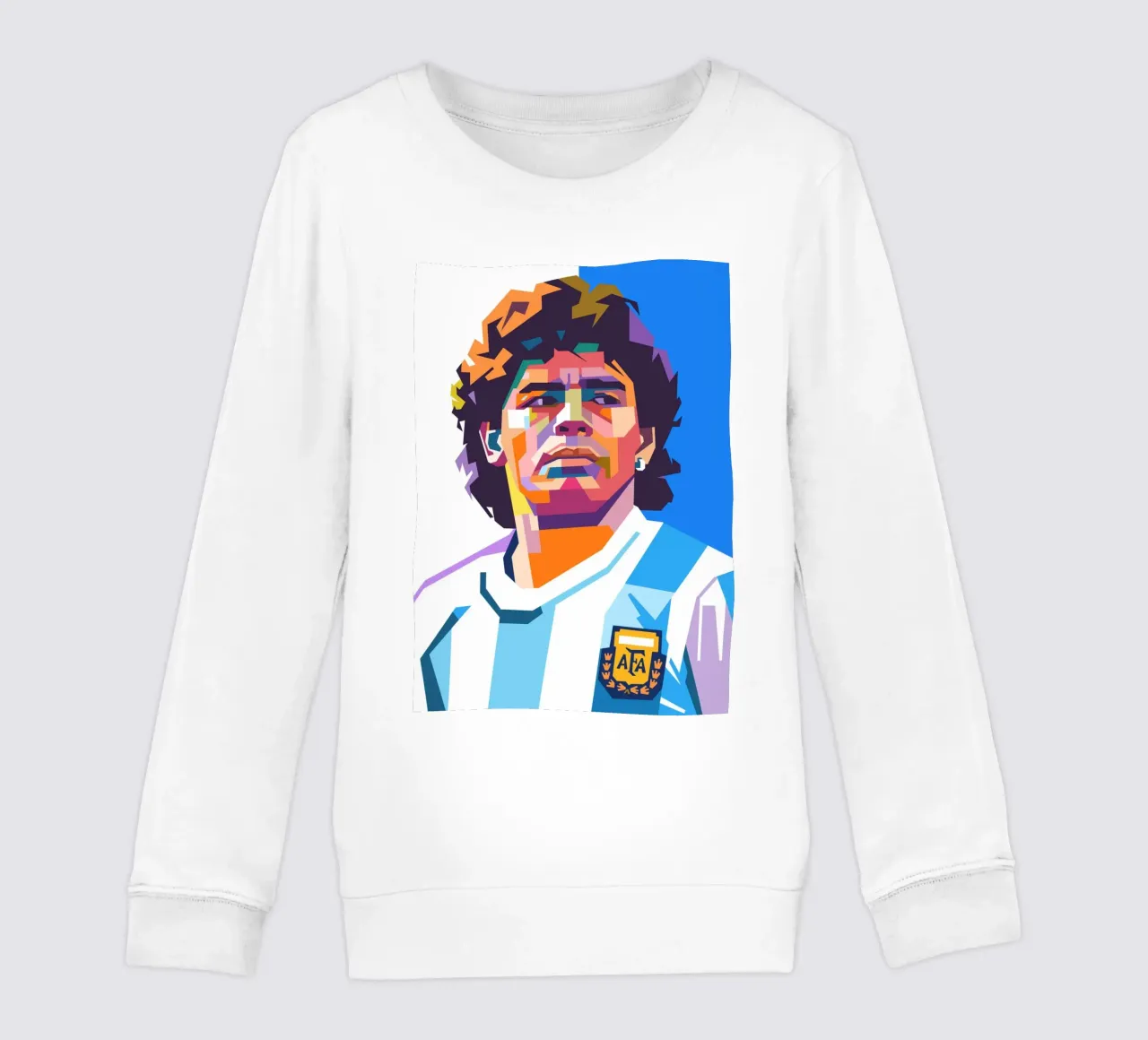 Stile artistico di Diego Maradona WPAP felpa bambino da Hantamrata