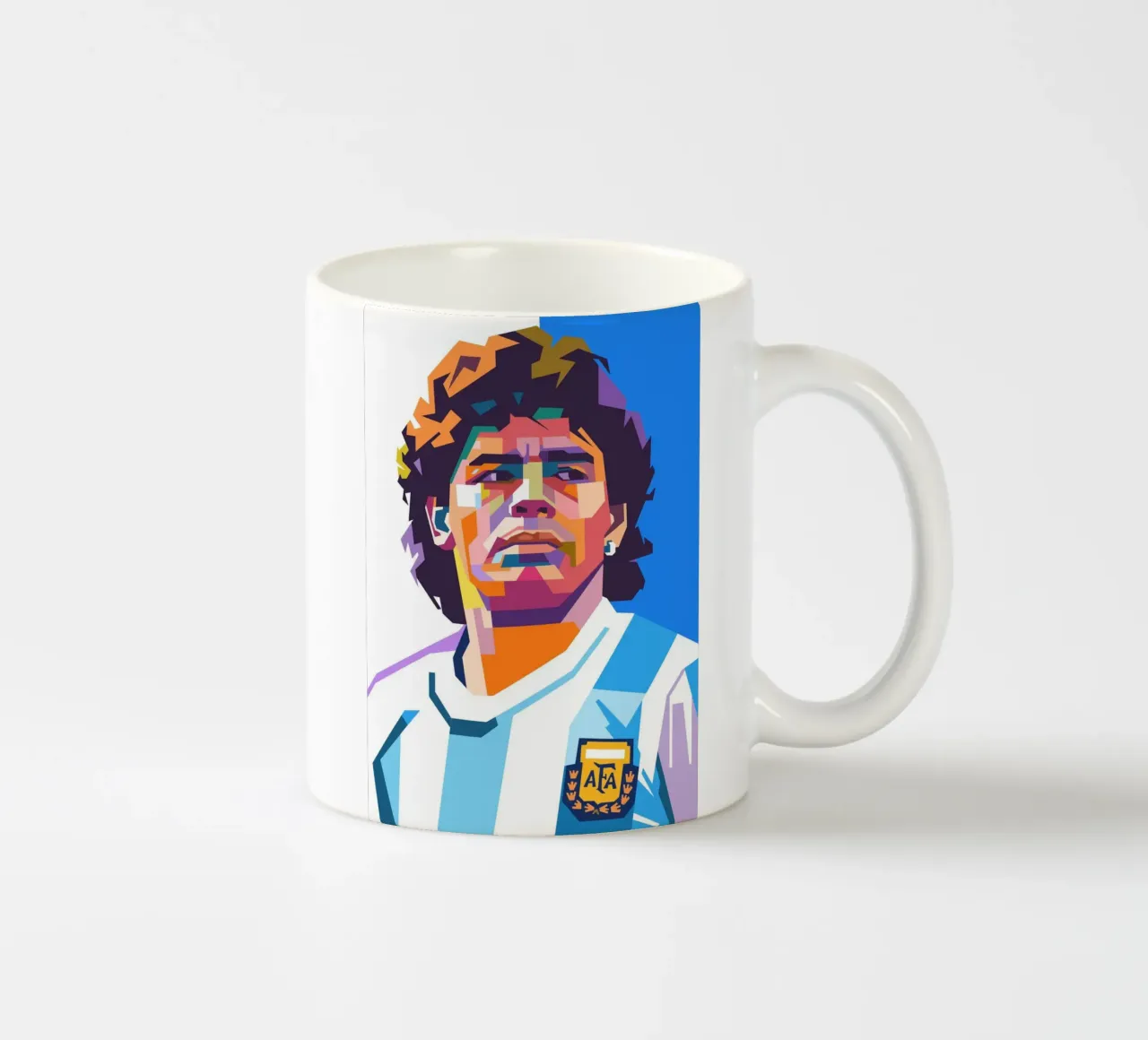 Stile artistico di Diego Maradona WPAP tazza in ceramica da Hantamrata