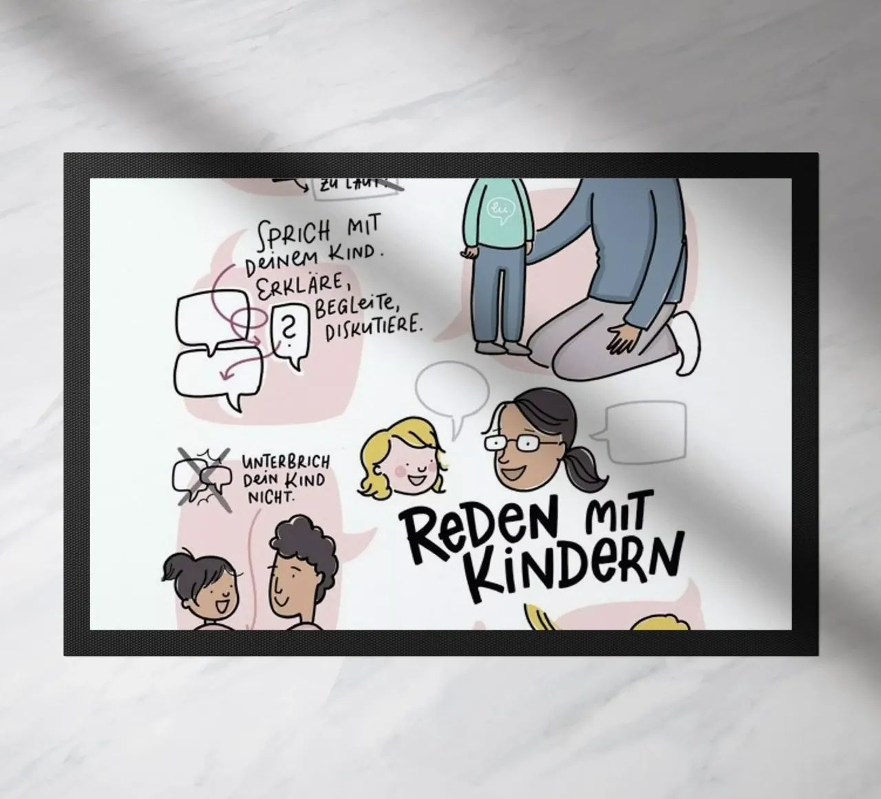 Reden doormat by Geborgen Wachsen x JUNIQE