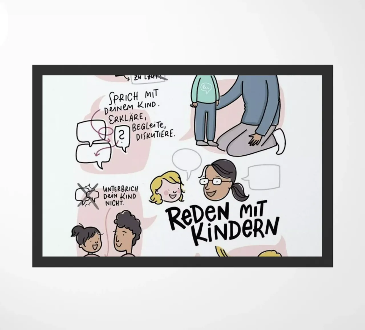 Reden doormat by Geborgen Wachsen x JUNIQE