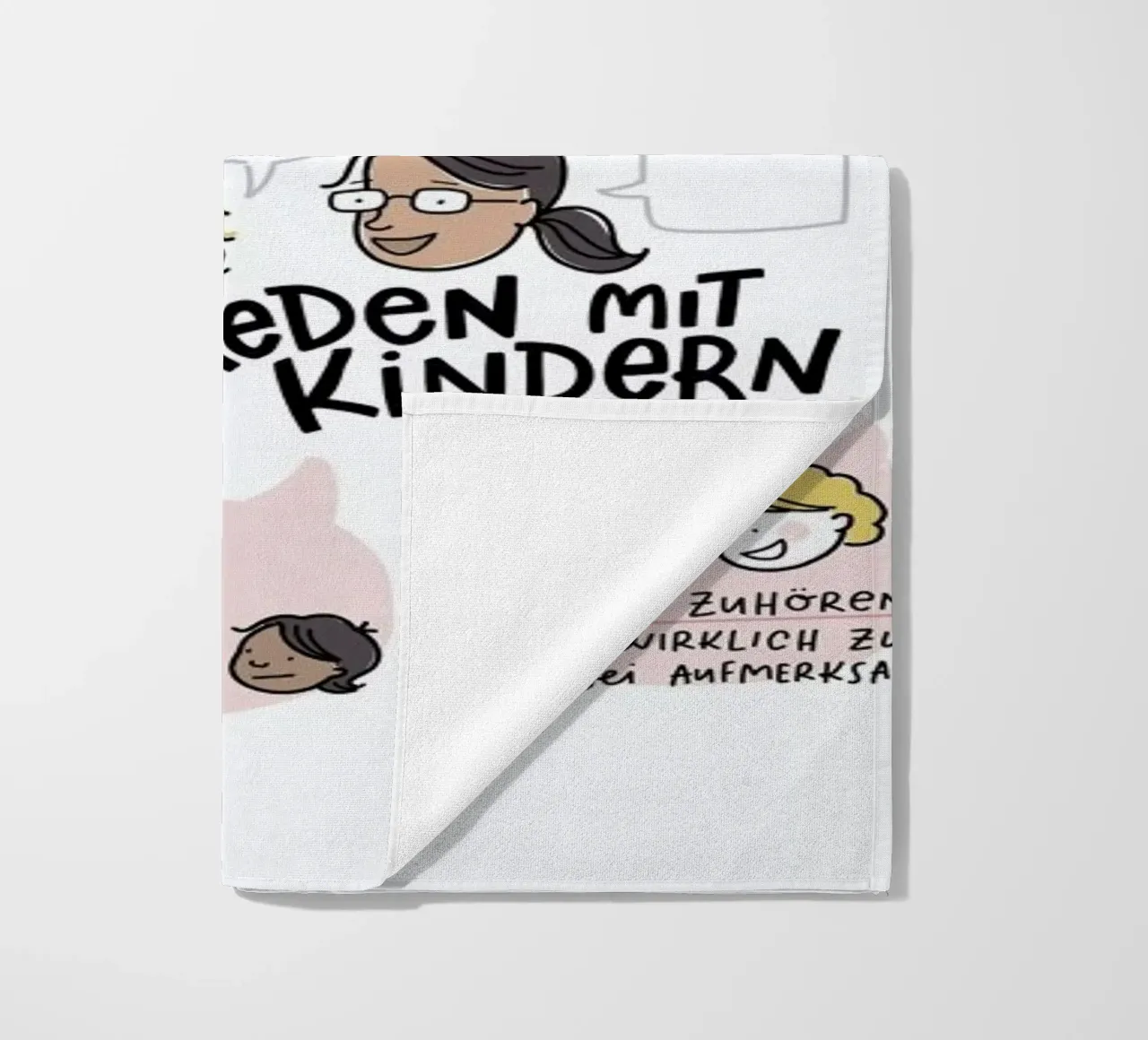 Reden Strandtuch von Geborgen Wachsen x JUNIQE