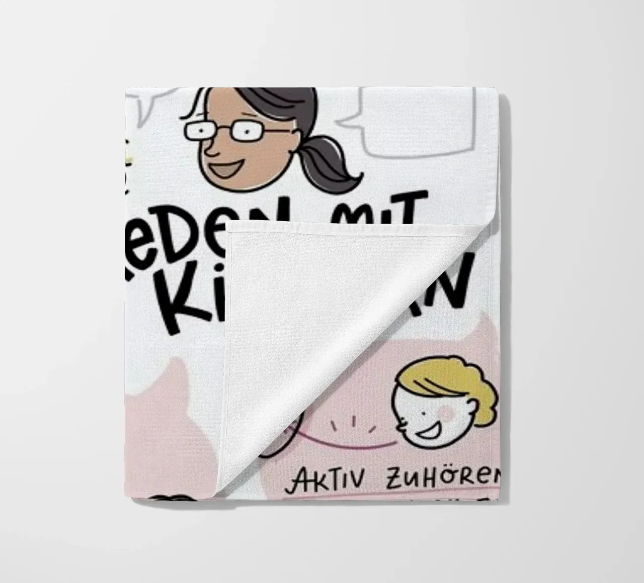 Reden Strandtuch von Geborgen Wachsen x JUNIQE