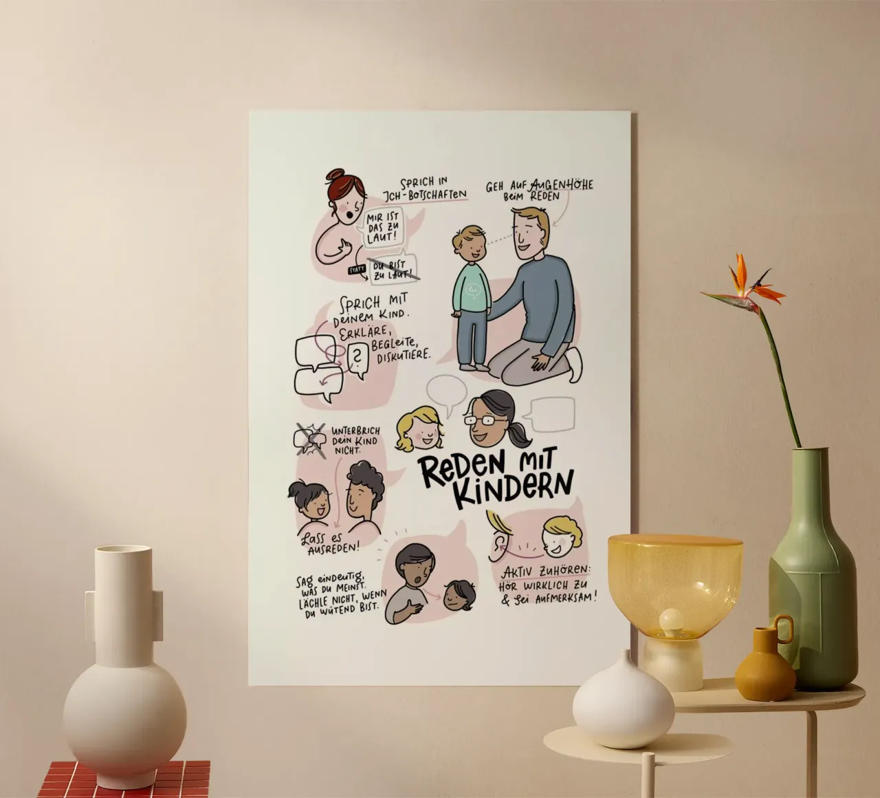 Reden plexiglass da Geborgen Wachsen x JUNIQE