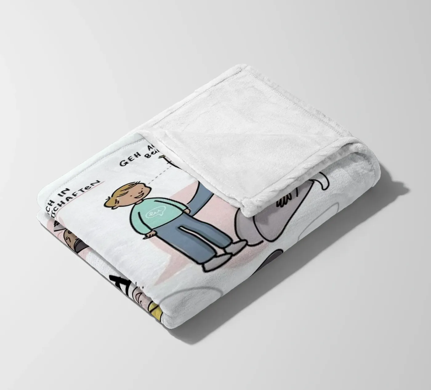 Reden Fleecedecke von Geborgen Wachsen x JUNIQE