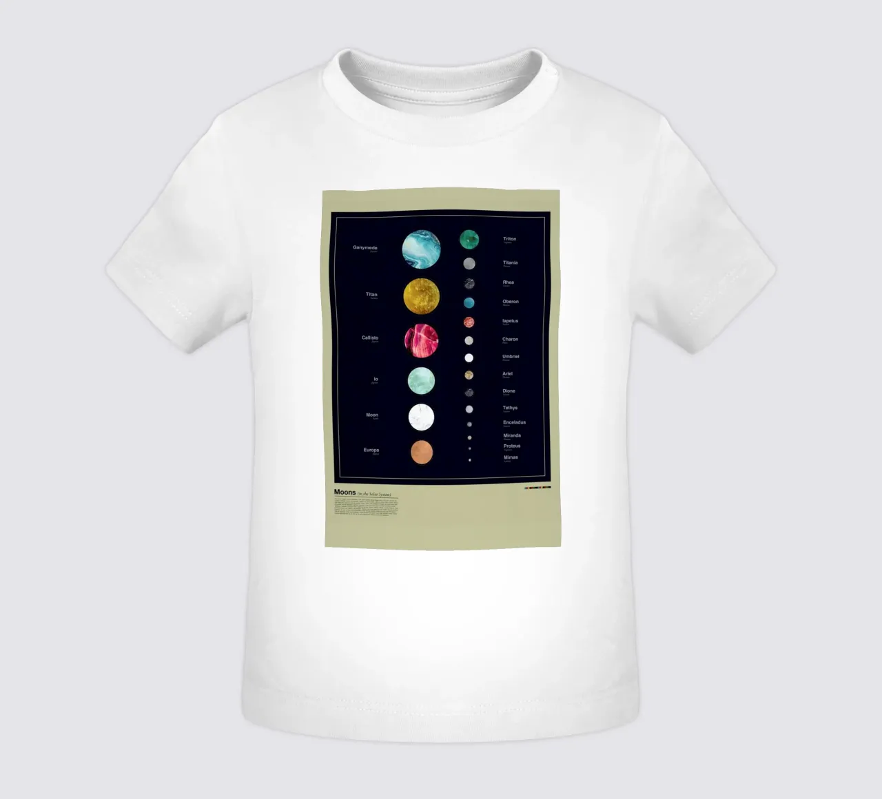 Moons baby t-shirt by LeDieg