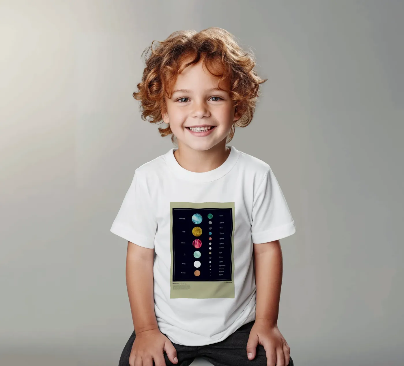 Moons kinder t-shirt van LeDieg