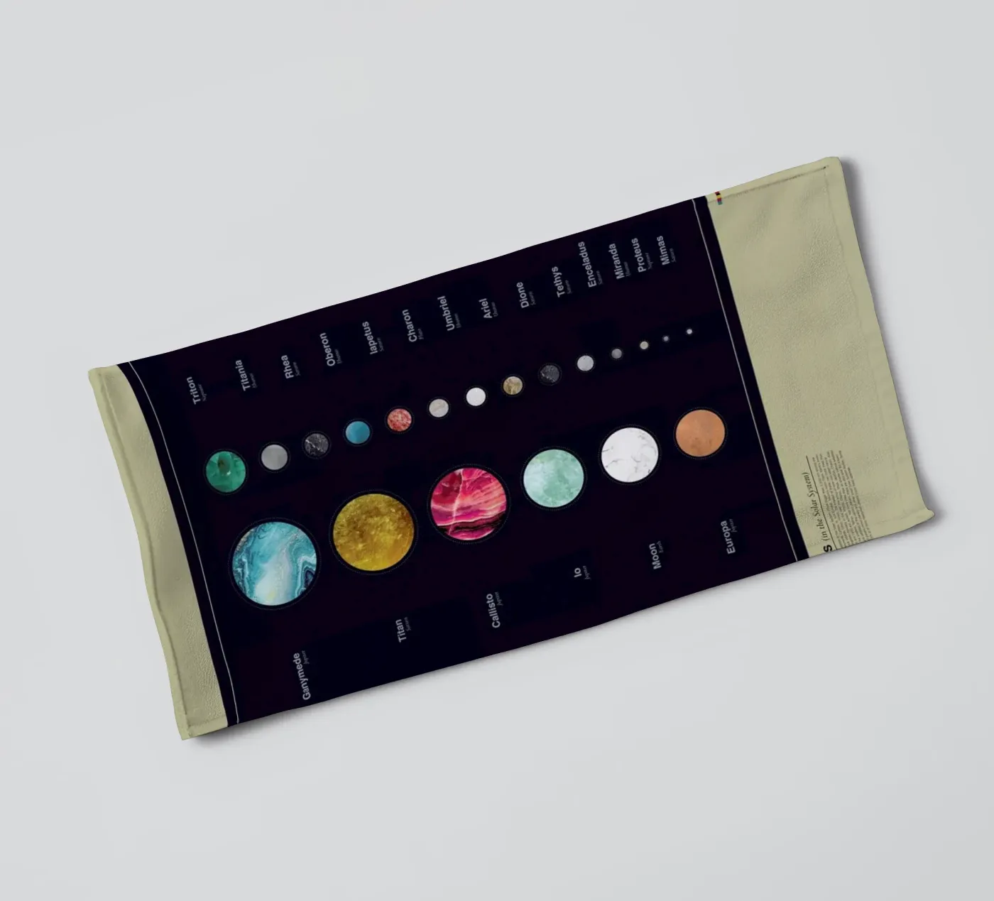 Moons badhanddoek van LeDieg