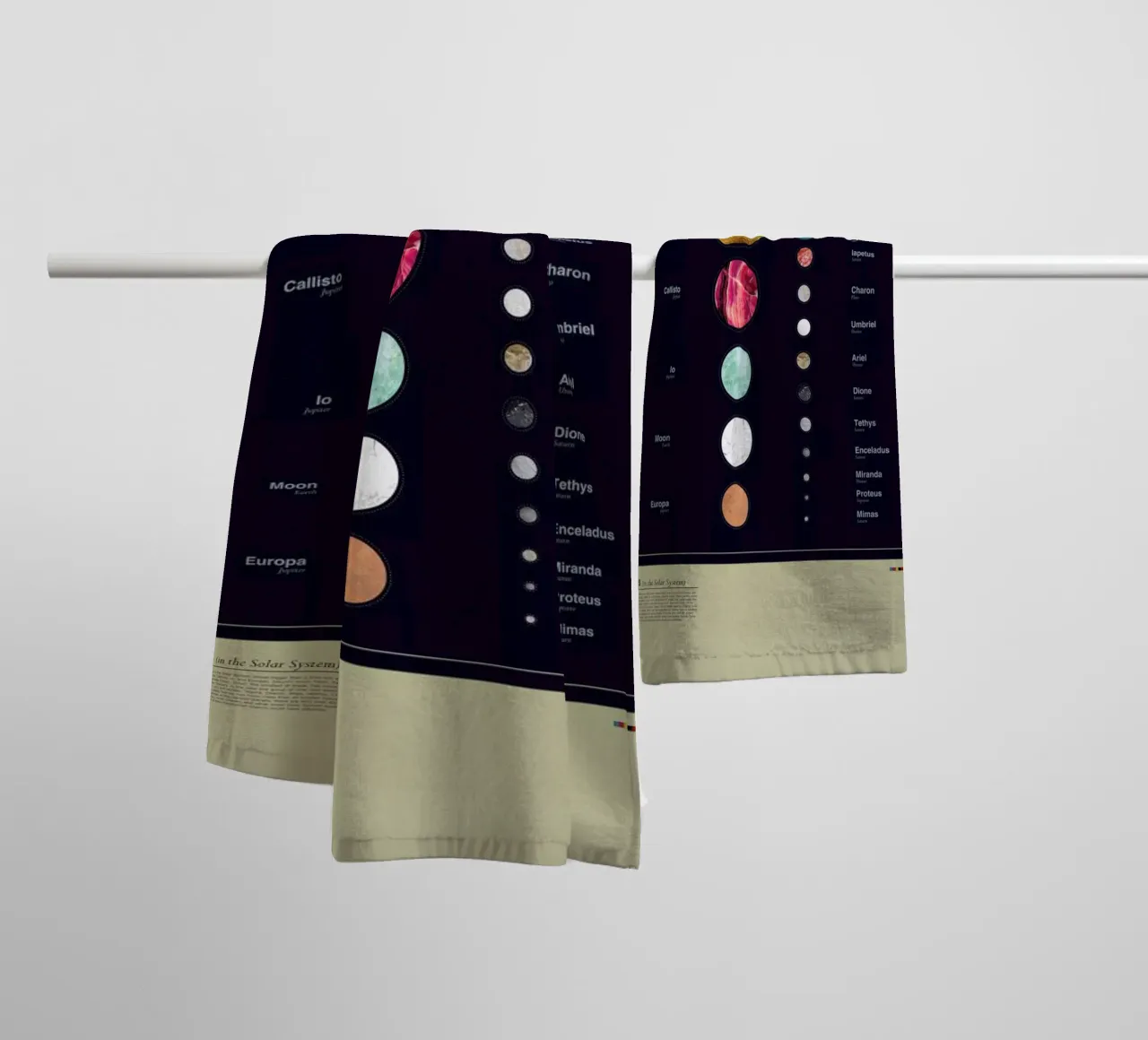 Moons badhanddoek van LeDieg