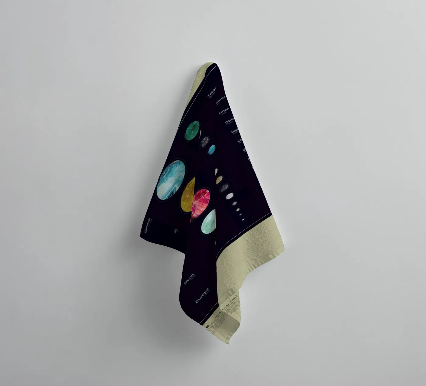 Moons badhanddoek van LeDieg