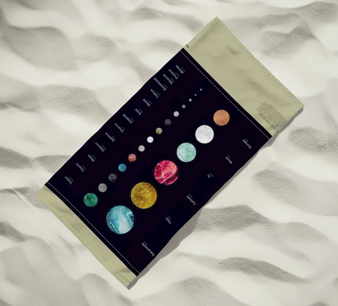 Moons strandhanddoek van LeDieg