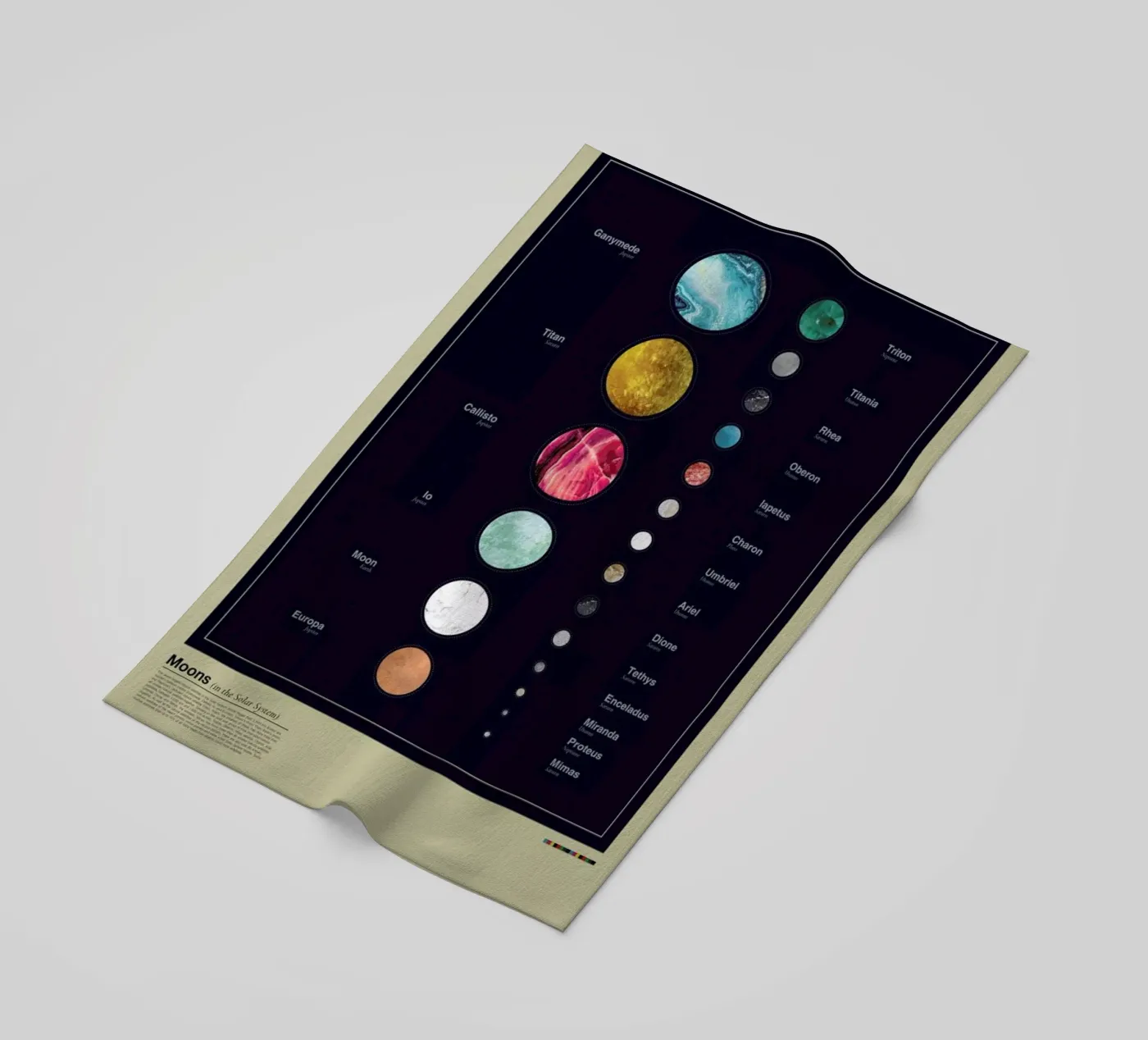 Moons strandhanddoek van LeDieg
