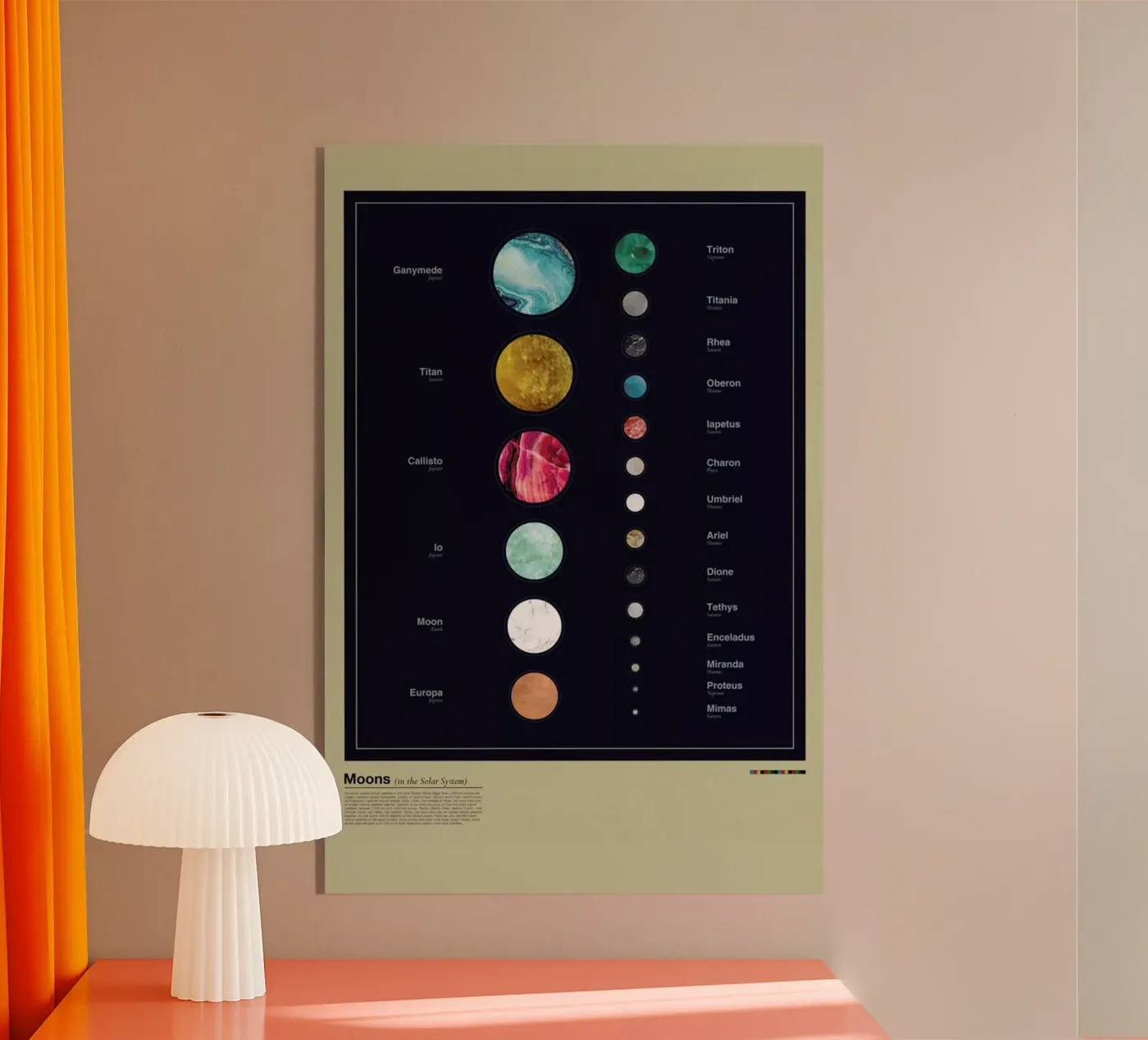 Moons Acryl-Glas von LeDieg