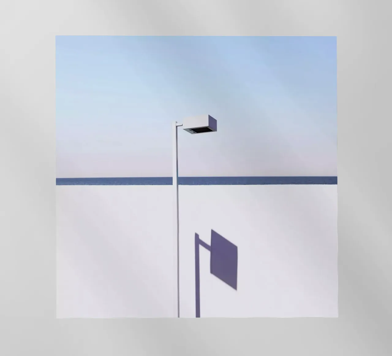 Square Lamp pellicola backlit da Rupert Höller