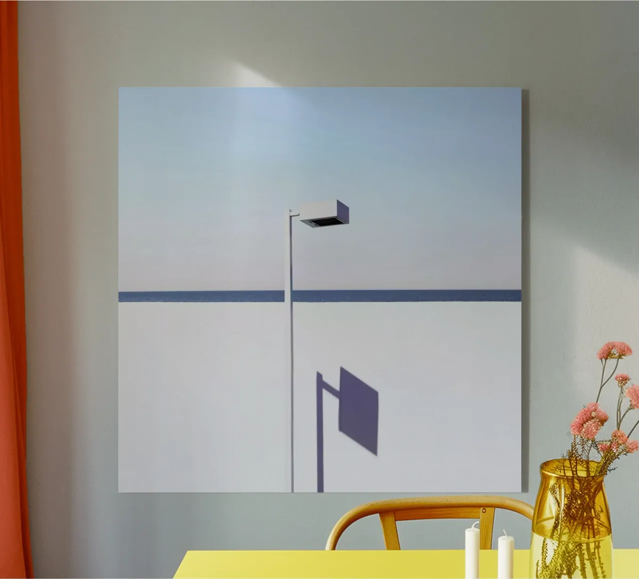 Square Lamp plexiglass da Rupert Höller