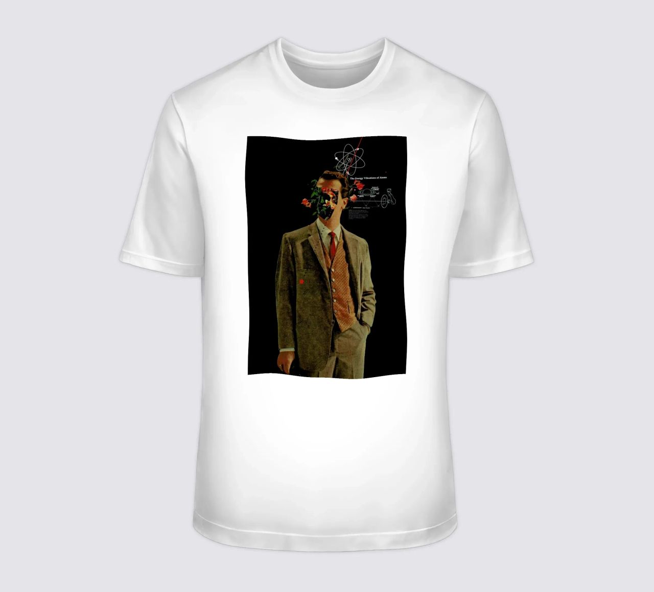 The Energy Vibrations Of Atoms t-shirt da Frank Moth