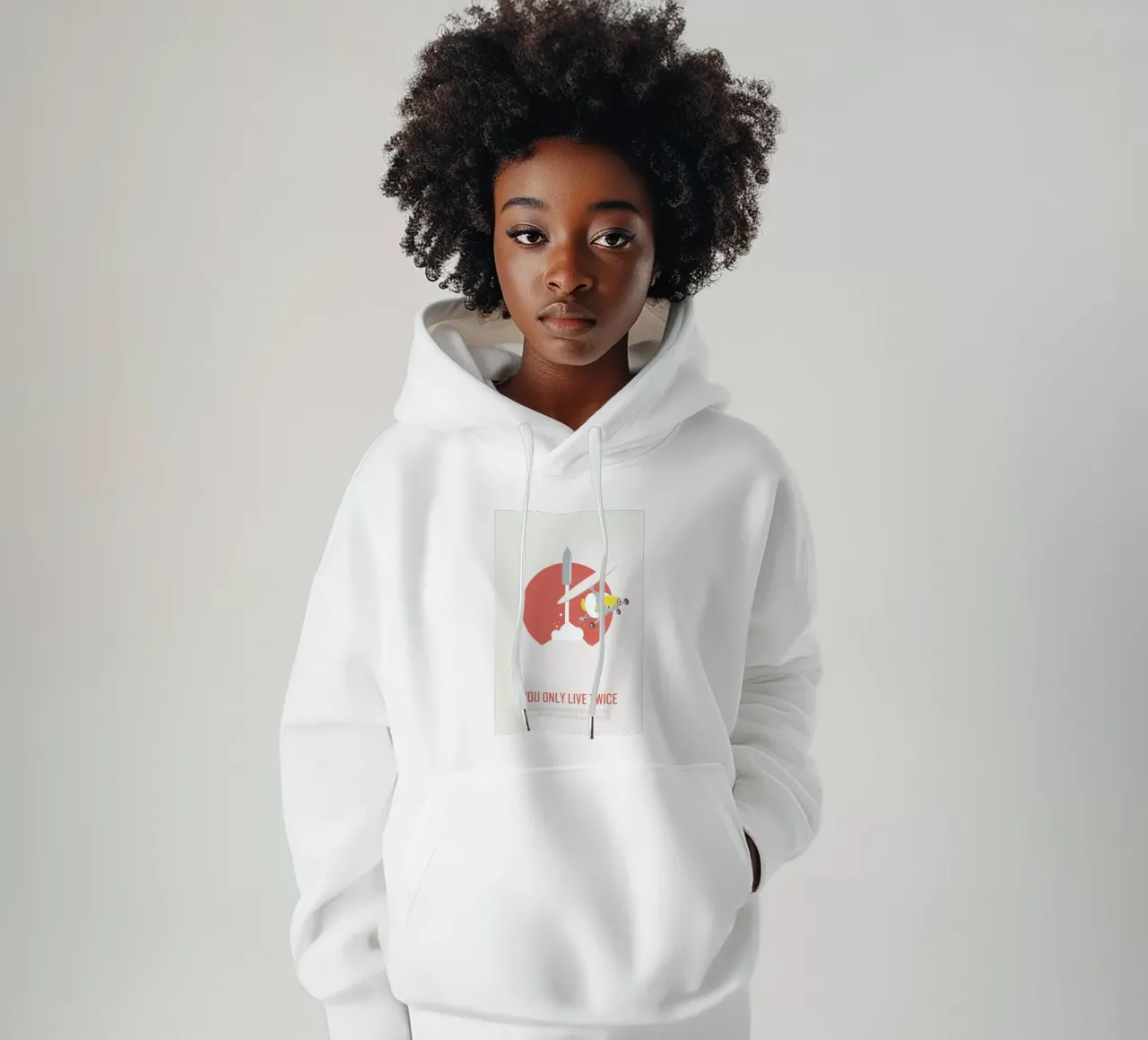 You Only Live Twice felpa con cappuccio da Bruno Morphet