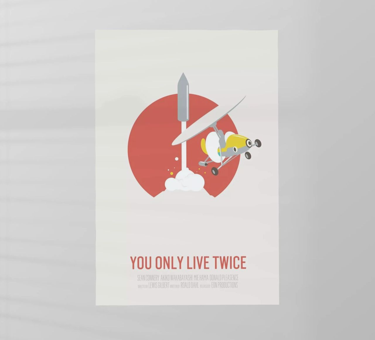 You Only Live Twice pellicola backlit da Bruno Morphet