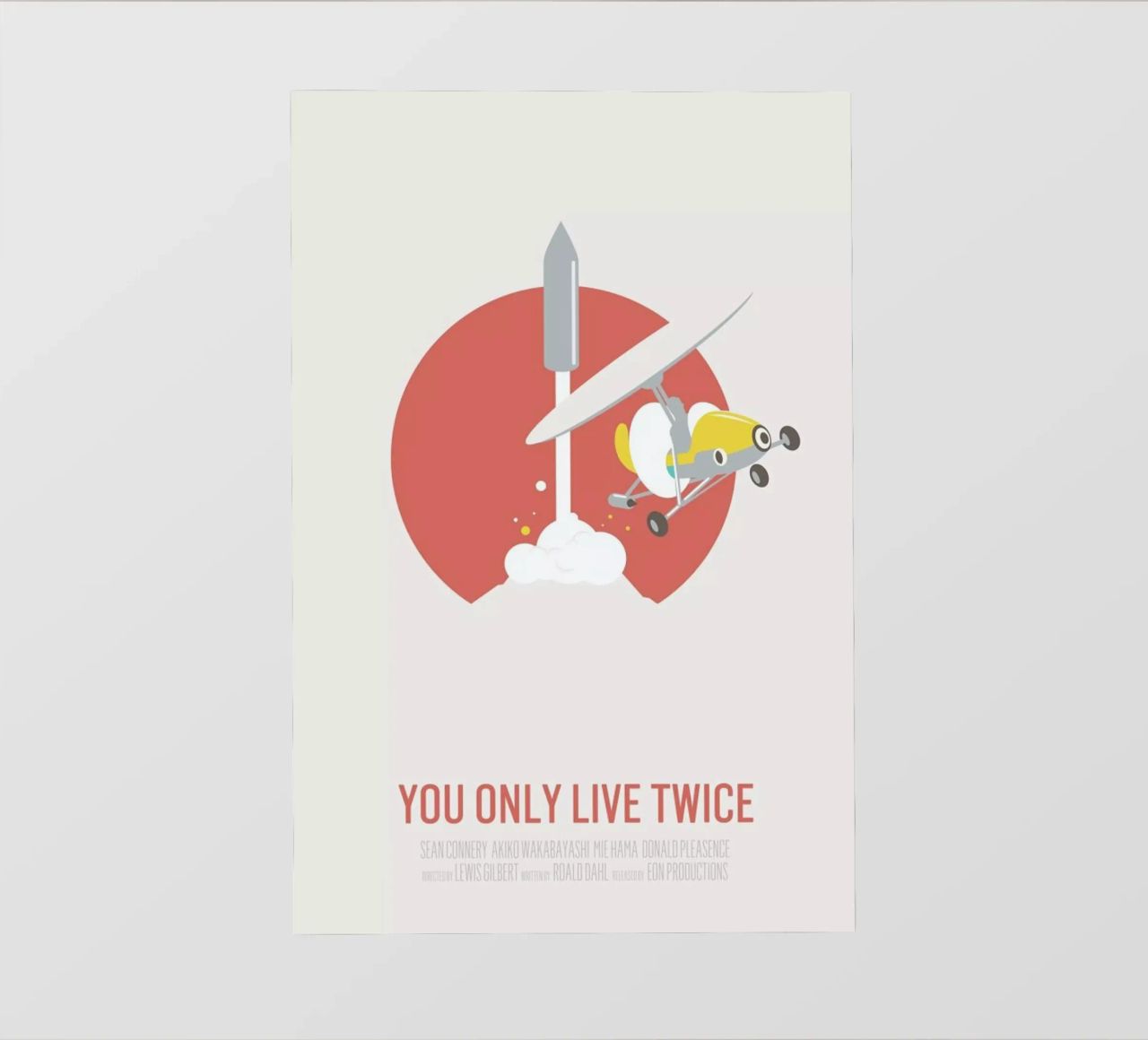 You Only Live Twice telo in pvc da Bruno Morphet